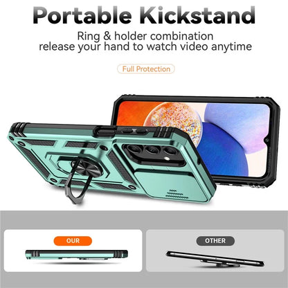 For Samsung Galaxy A15 5G Phone Case with Slide Camera Cover Military Grade Drop Protection