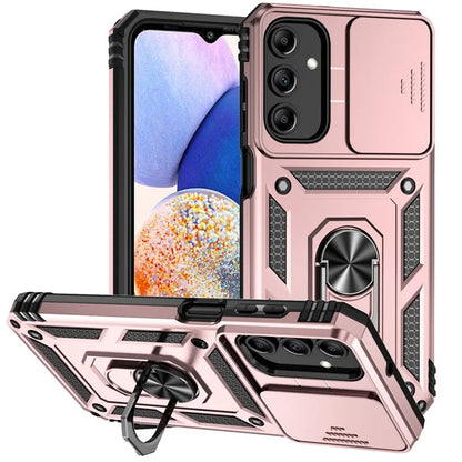 For Samsung Galaxy A15 5G Phone Case with Slide Camera Cover Military Grade Drop Protection
