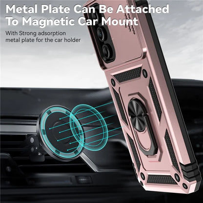For Samsung Galaxy A15 5G Phone Case with Slide Camera Cover Military Grade Drop Protection
