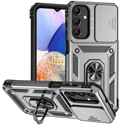 For Samsung Galaxy A15 5G Phone Case with Slide Camera Cover Military Grade Drop Protection