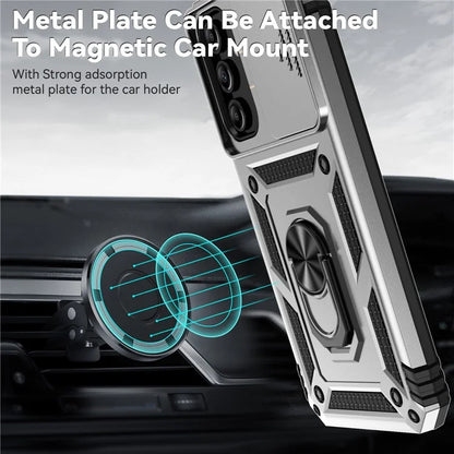 For Samsung Galaxy A15 5G Phone Case with Slide Camera Cover Military Grade Drop Protection