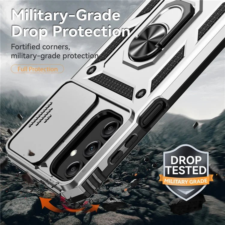 For Samsung Galaxy A15 5G Phone Case with Slide Camera Cover Military Grade Drop Protection