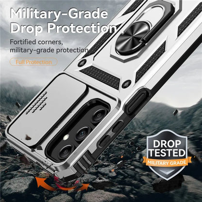 For Samsung Galaxy A15 5G Phone Case with Slide Camera Cover Military Grade Drop Protection