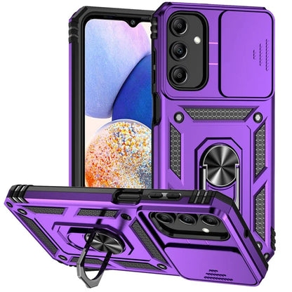 For Samsung Galaxy A15 5G Phone Case with Slide Camera Cover Military Grade Drop Protection