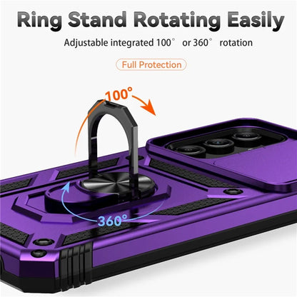 For Samsung Galaxy A15 5G Phone Case with Slide Camera Cover Military Grade Drop Protection