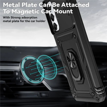 For Samsung Galaxy A05s 4G Armour Case Ring Holder Kickstand Protective Phone Cover