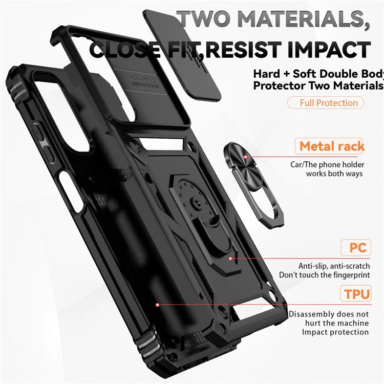 For Samsung Galaxy A05s 4G Armour Case Ring Holder Kickstand Protective Phone Cover