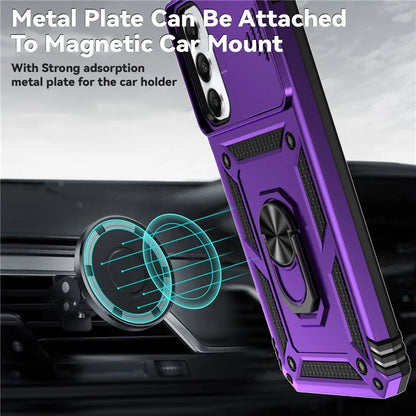 For Samsung Galaxy A05s 4G Armour Case Ring Holder Kickstand Protective Phone Cover