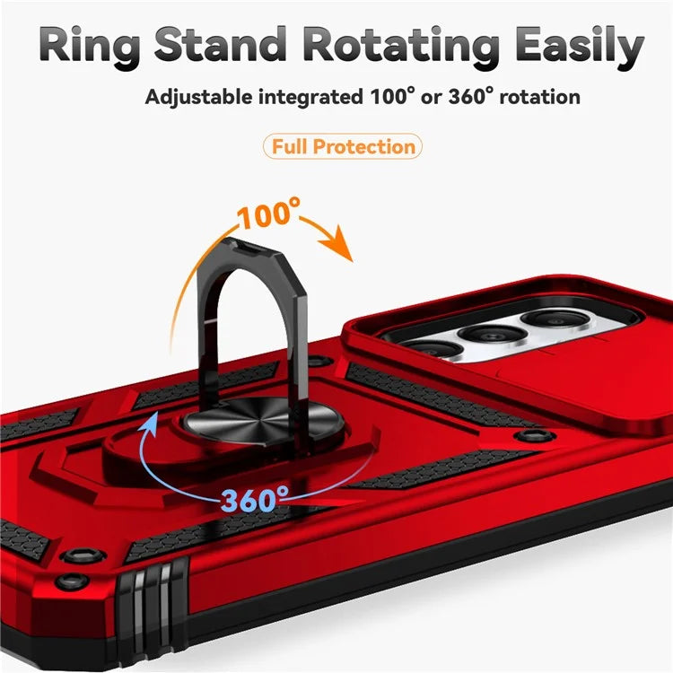 For Samsung Galaxy A05s 4G Armour Case Ring Holder Kickstand Protective Phone Cover