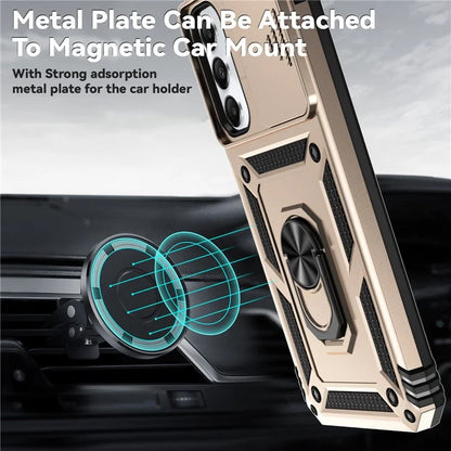 For Samsung Galaxy A05s 4G Armour Case Ring Holder Kickstand Protective Phone Cover