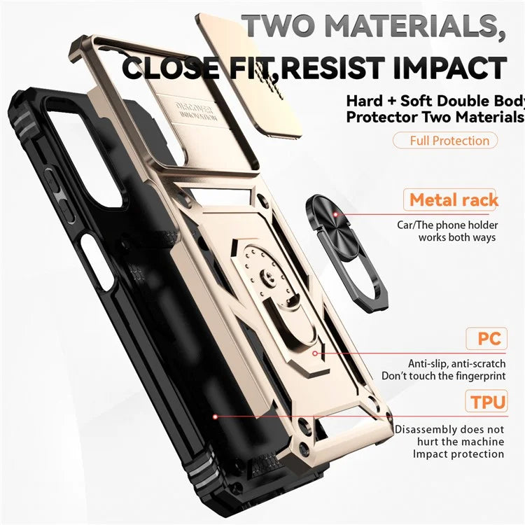 For Samsung Galaxy A05s 4G Armour Case Ring Holder Kickstand Protective Phone Cover