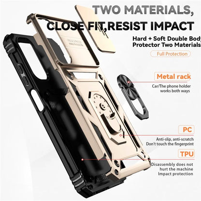 For Samsung Galaxy A05s 4G Armour Case Ring Holder Kickstand Protective Phone Cover