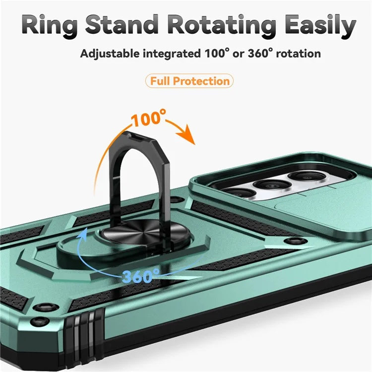 For Samsung Galaxy A05s 4G Armour Case Ring Holder Kickstand Protective Phone Cover