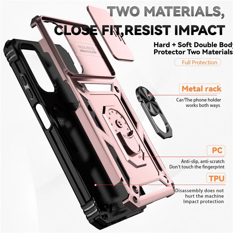 For Samsung Galaxy A05s 4G Armour Case Ring Holder Kickstand Protective Phone Cover