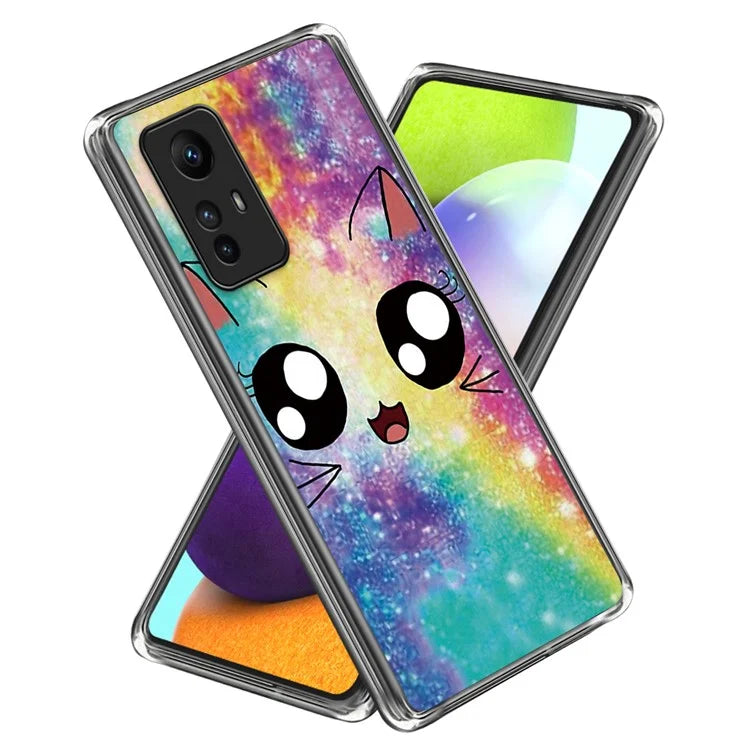 For Xiaomi Redmi Note 12S 4G TPU Case Anti-Scratch Printing Pattern Phone Cover