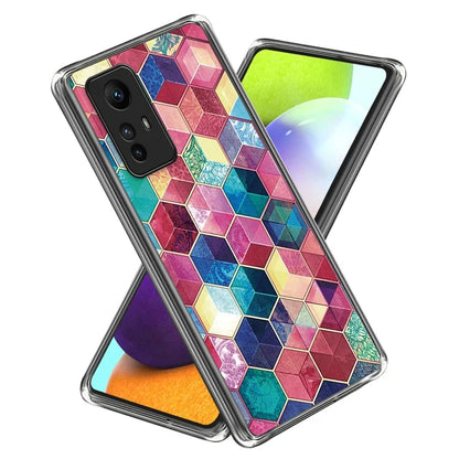 For Xiaomi Redmi Note 12S 4G TPU Case Anti-Scratch Printing Pattern Phone Cover
