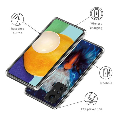 For Xiaomi Redmi Note 12S 4G TPU Case Anti-Scratch Printing Pattern Phone Cover