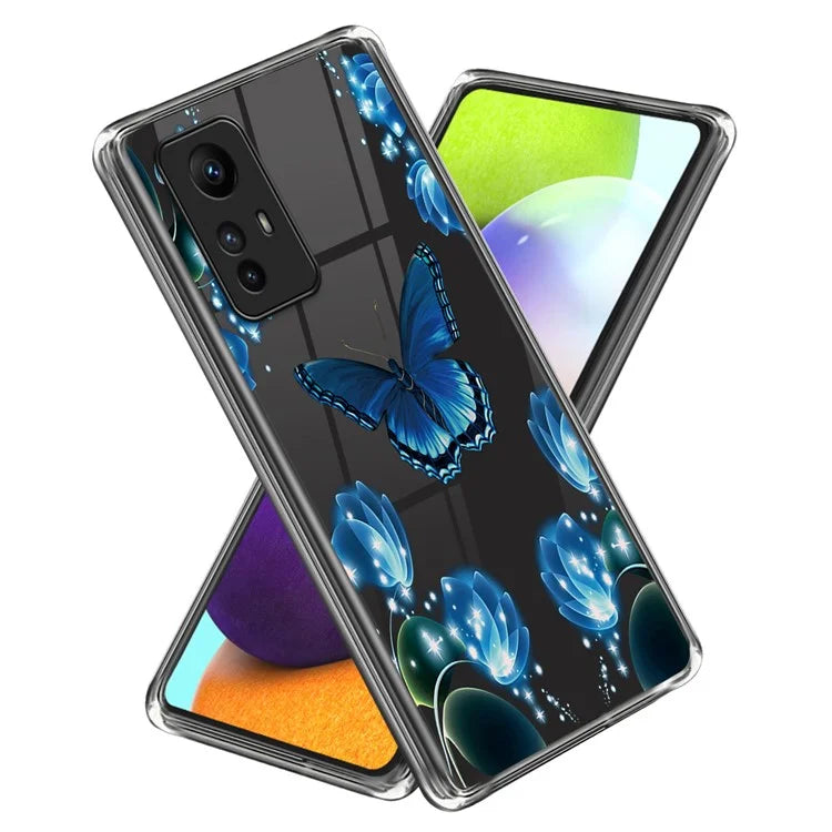 For Xiaomi Redmi Note 12S 4G TPU Case Anti-Scratch Printing Pattern Phone Cover