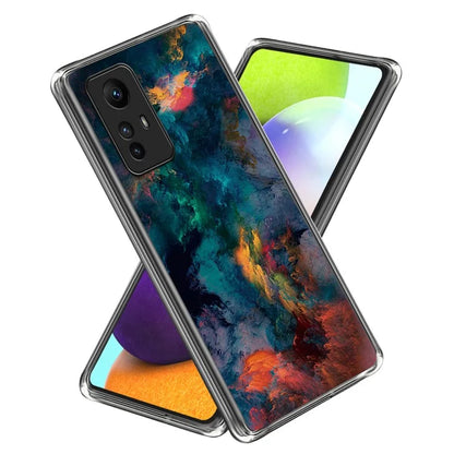 For Xiaomi Redmi Note 12S 4G TPU Case Anti-Scratch Printing Pattern Phone Cover