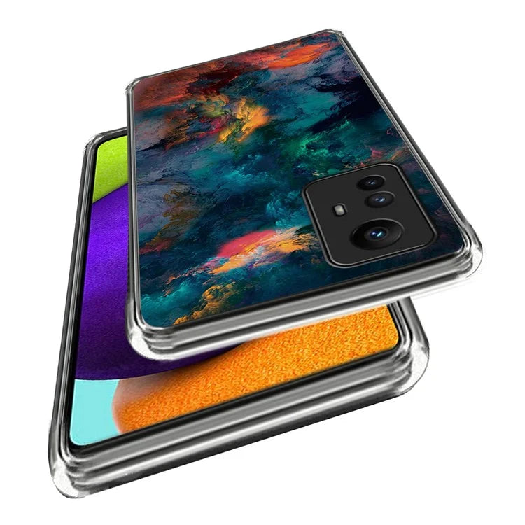 For Xiaomi Redmi Note 12S 4G TPU Case Anti-Scratch Printing Pattern Phone Cover