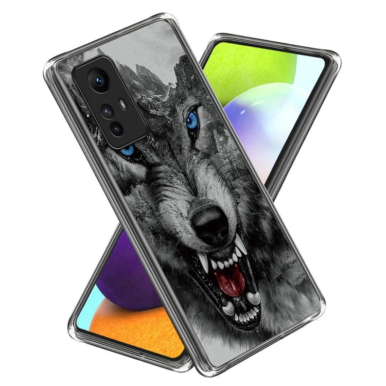 For Xiaomi Redmi Note 12S 4G TPU Case Anti-Scratch Printing Pattern Phone Cover