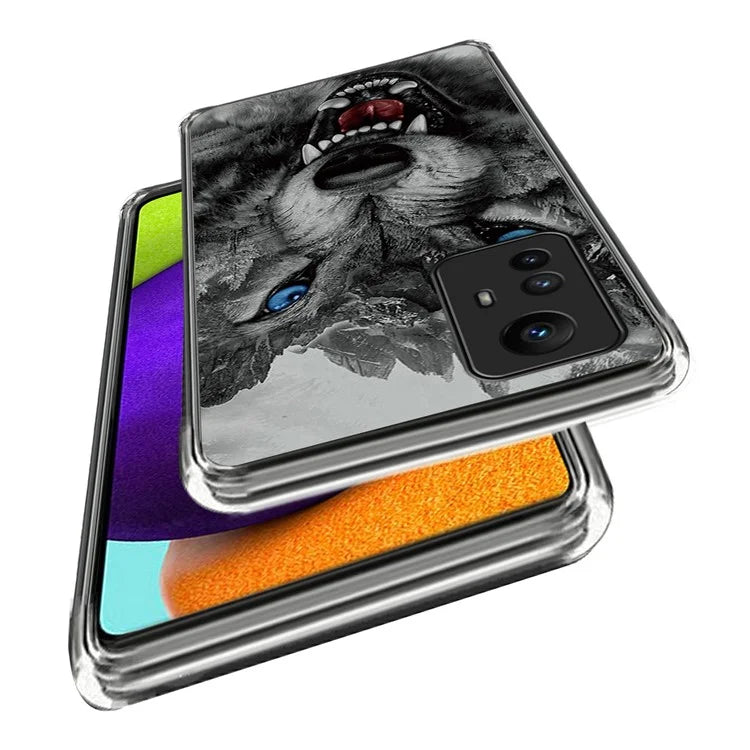 For Xiaomi Redmi Note 12S 4G TPU Case Anti-Scratch Printing Pattern Phone Cover