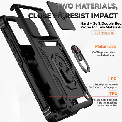 For Xiaomi 13T Pro / 13T / Redmi K60 Ultra Phone Case Camera Protection Ring Kickstand Cover