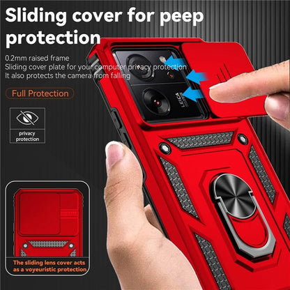 For Xiaomi 13T Pro / 13T / Redmi K60 Ultra Phone Case Camera Protection Ring Kickstand Cover