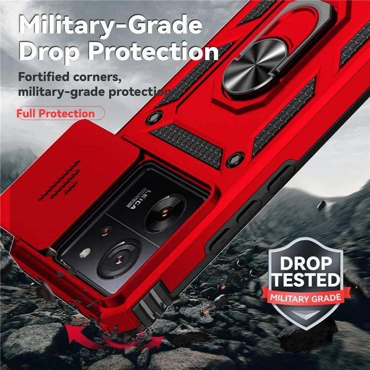 For Xiaomi 13T Pro / 13T / Redmi K60 Ultra Phone Case Camera Protection Ring Kickstand Cover