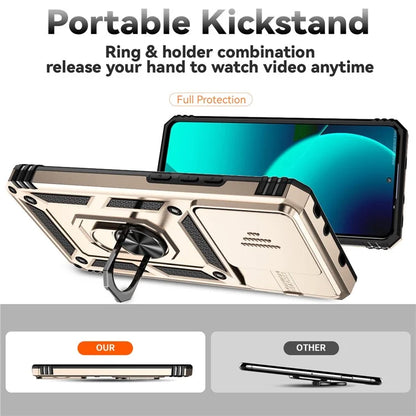 For Xiaomi 13T Pro / 13T / Redmi K60 Ultra Phone Case Camera Protection Ring Kickstand Cover