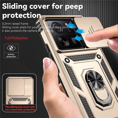 For Xiaomi 13T Pro / 13T / Redmi K60 Ultra Phone Case Camera Protection Ring Kickstand Cover