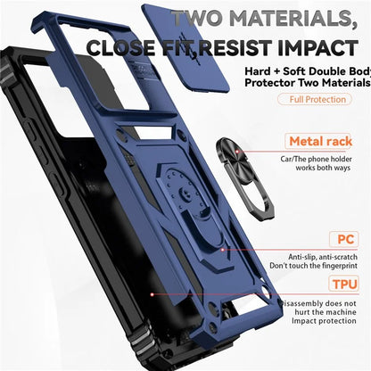For Xiaomi 13T Pro / 13T / Redmi K60 Ultra Phone Case Camera Protection Ring Kickstand Cover