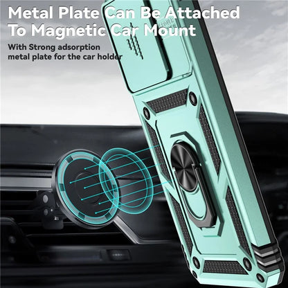 For Xiaomi 13T Pro / 13T / Redmi K60 Ultra Phone Case Camera Protection Ring Kickstand Cover