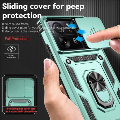 For Xiaomi 13T Pro / 13T / Redmi K60 Ultra Phone Case Camera Protection Ring Kickstand Cover