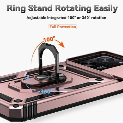 For Xiaomi 13T Pro / 13T / Redmi K60 Ultra Phone Case Camera Protection Ring Kickstand Cover