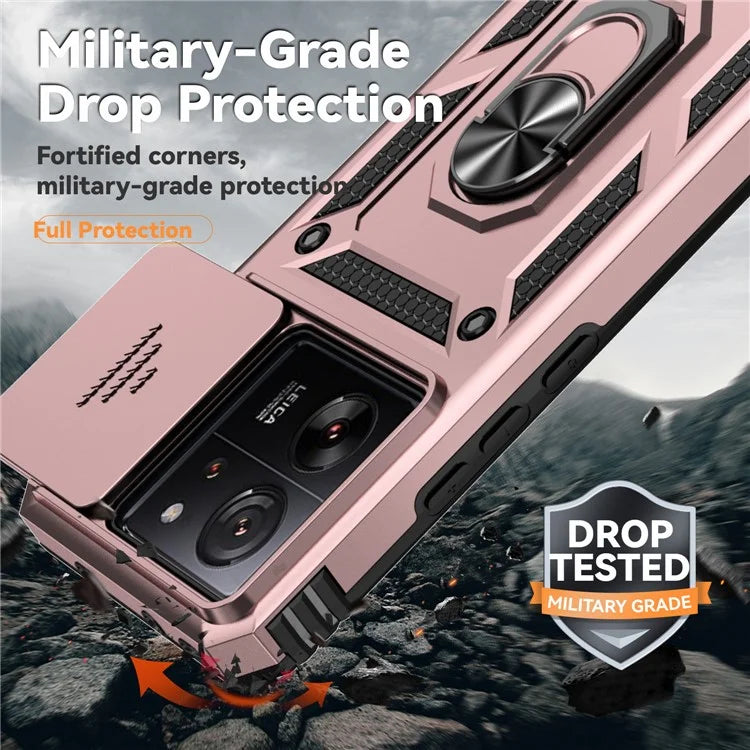 For Xiaomi 13T Pro / 13T / Redmi K60 Ultra Phone Case Camera Protection Ring Kickstand Cover