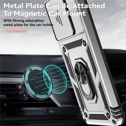 For Xiaomi 13T Pro / 13T / Redmi K60 Ultra Phone Case Camera Protection Ring Kickstand Cover
