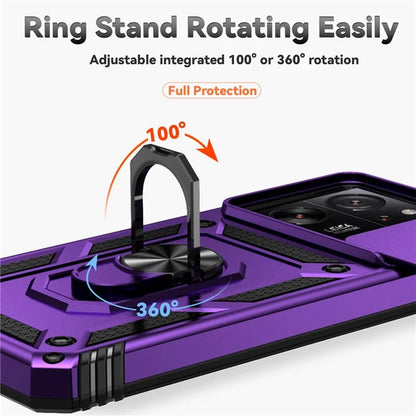 For Xiaomi 13T Pro / 13T / Redmi K60 Ultra Phone Case Camera Protection Ring Kickstand Cover