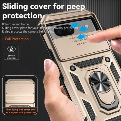 For Google Pixel 8a Phone Case PC+TPU Dual Layer Shockproof Cover Slide Camera Protection