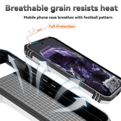 For Google Pixel 8a Phone Case PC+TPU Dual Layer Shockproof Cover Slide Camera Protection