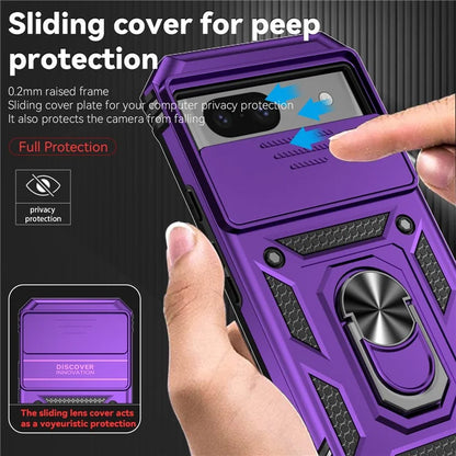 For Google Pixel 8a Phone Case PC+TPU Dual Layer Shockproof Cover Slide Camera Protection
