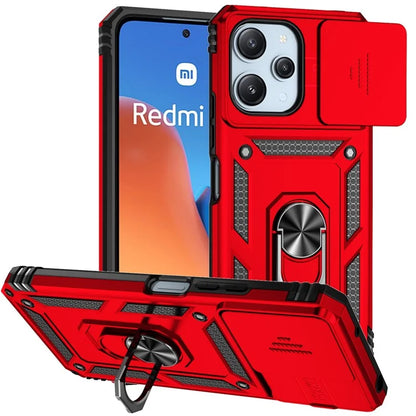 For Xiaomi Redmi 12 4G / 5G (Global) / Poco M6 Pro 5G Phone Case with Slide Camera Cover Anti-Scratch