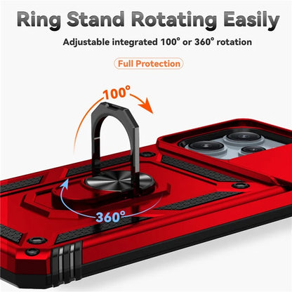 For Xiaomi Redmi 12 4G / 5G (Global) / Poco M6 Pro 5G Phone Case with Slide Camera Cover Anti-Scratch