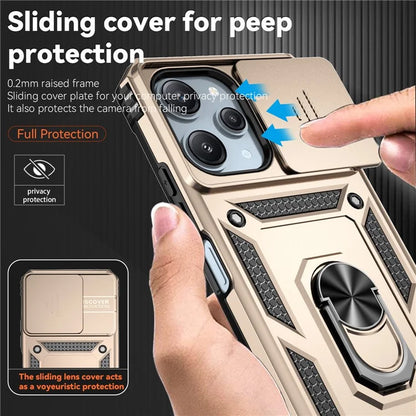 For Xiaomi Redmi 12 4G / 5G (Global) / Poco M6 Pro 5G Phone Case with Slide Camera Cover Anti-Scratch
