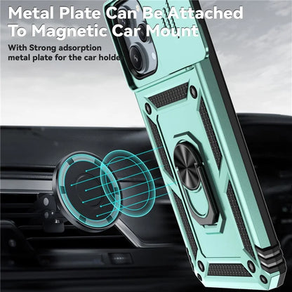 For Xiaomi Redmi 12 4G / 5G (Global) / Poco M6 Pro 5G Phone Case with Slide Camera Cover Anti-Scratch