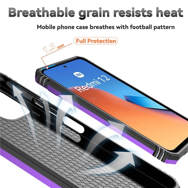 For Xiaomi Redmi 12 4G / 5G (Global) / Poco M6 Pro 5G Phone Case with Slide Camera Cover Anti-Scratch