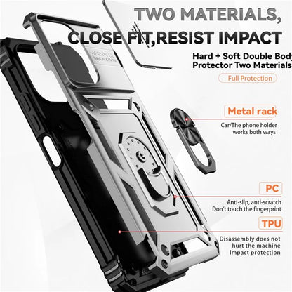 For Xiaomi Redmi 12 4G / 5G (Global) / Poco M6 Pro 5G Phone Case with Slide Camera Cover Anti-Scratch