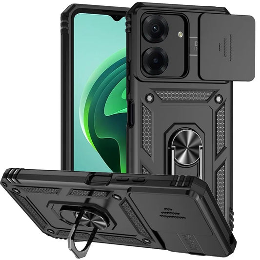 For Xiaomi Redmi 13C 4G / Poco C65 4G Phone Case Military Grade Camera Protection Cover
