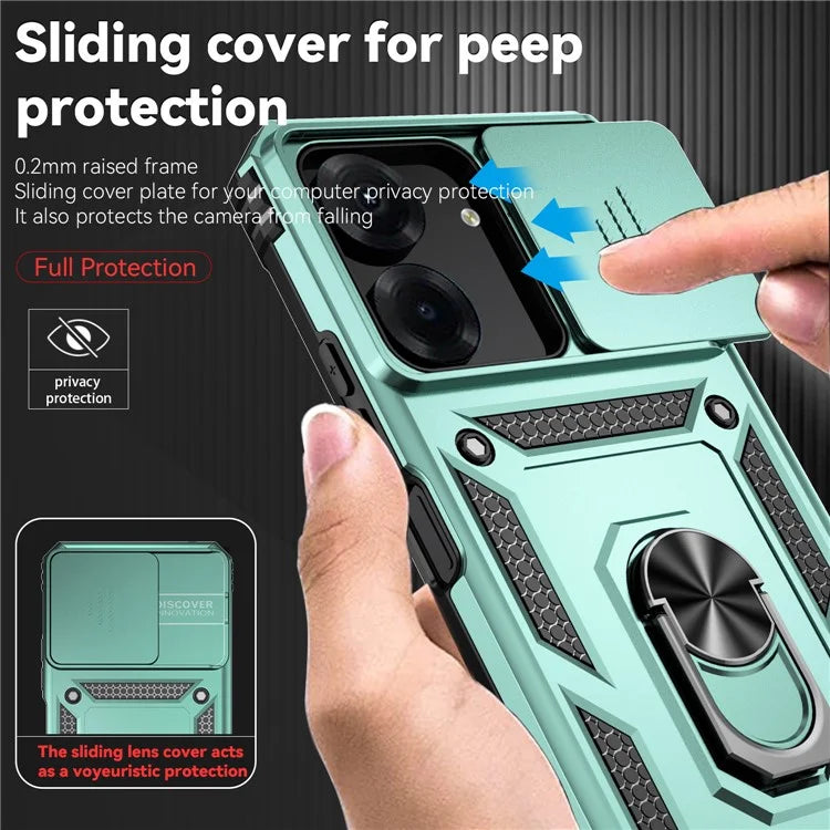For Xiaomi Redmi 13C 4G / Poco C65 4G Phone Case Military Grade Camera Protection Cover