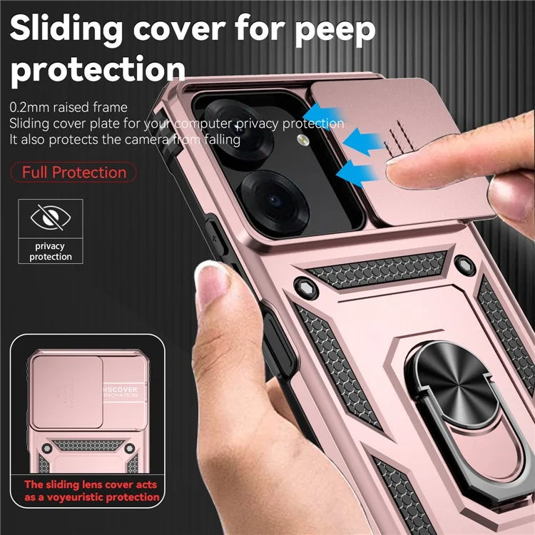 For Xiaomi Redmi 13C 4G / Poco C65 4G Phone Case Military Grade Camera Protection Cover
